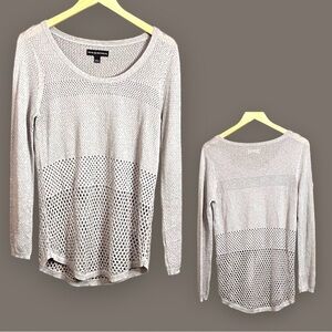 Rock & Republic women’s gray tunic sweater size Large